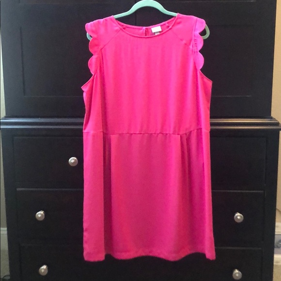 Hot Pink And Wednesday Mini Dress - Picture 2 of 5